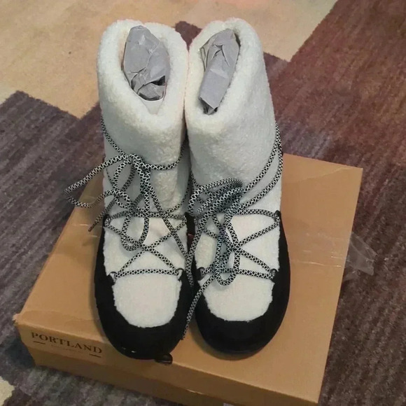 Portland Boot Company Women's Faux Shearling Winter Boots - Picture 2 of 6